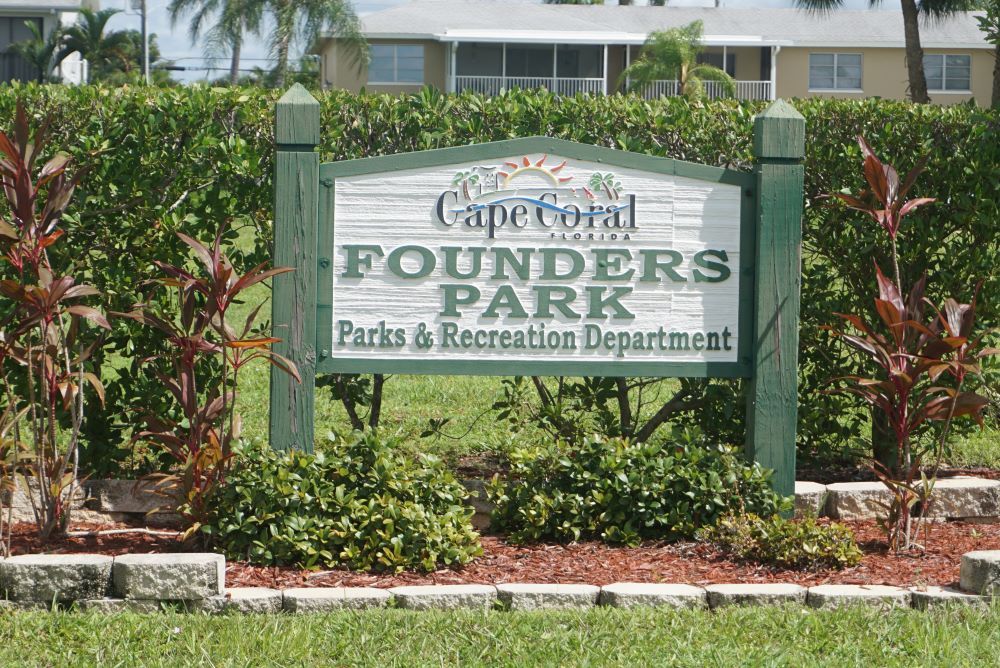 Founders Park Sign 2